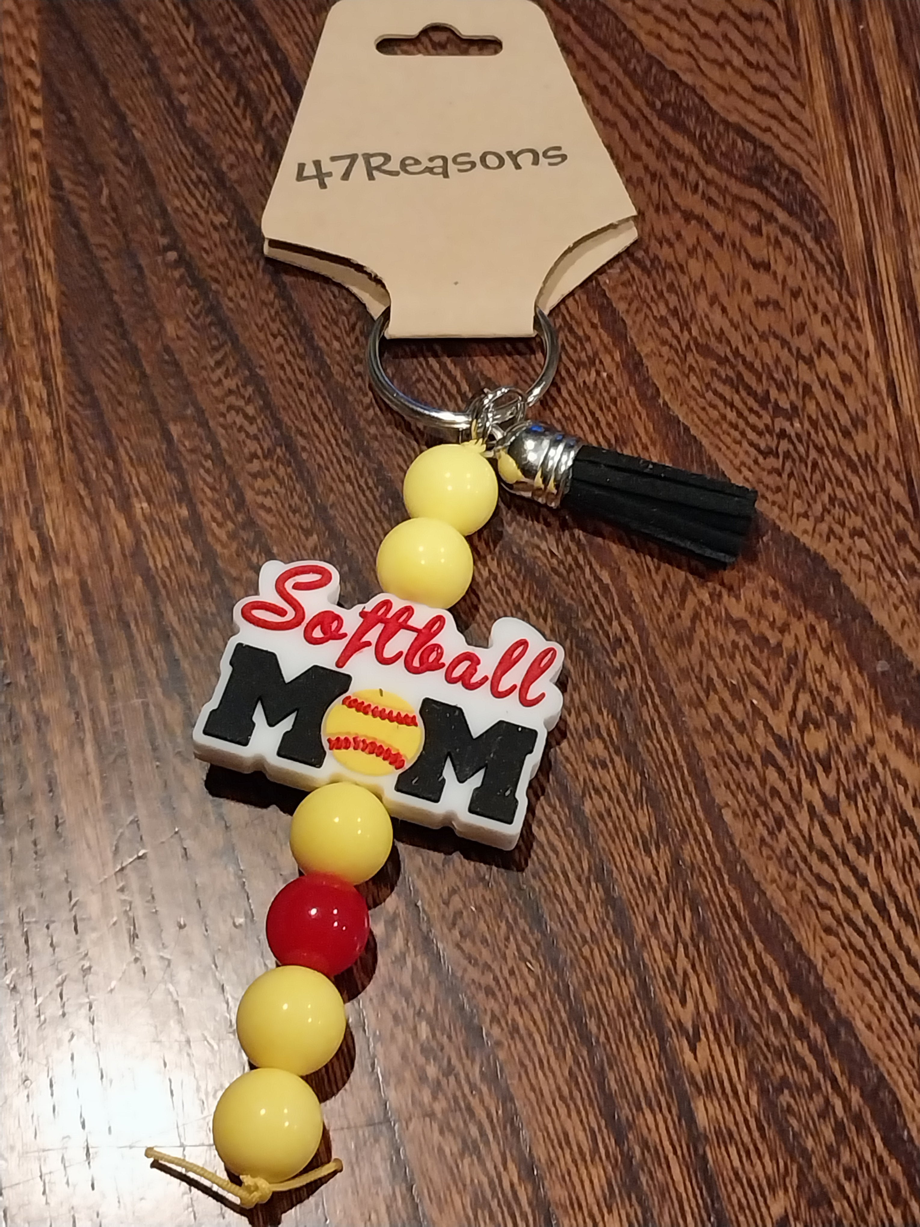 Softball Mom Beads